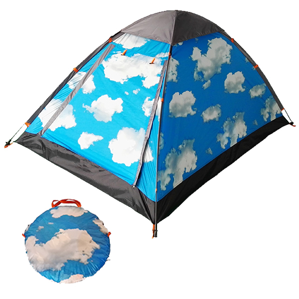 pop up dome tent 2 person printed
