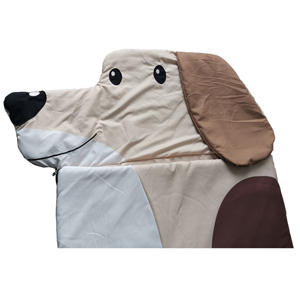 dog shape kids sleeping bag