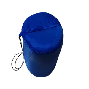 Sleeping bag with full size pillow