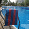 Medium size beach towel, stripe printed quick dry microfiber beach towel