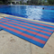 Medium size beach towel, stripe printed quick dry microfiber beach towel